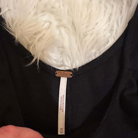 Free People Ribbed Ruffle Top - Picture 3 of 3